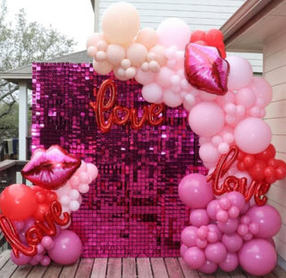 Hot Pink Shimmer Wall Backdrop