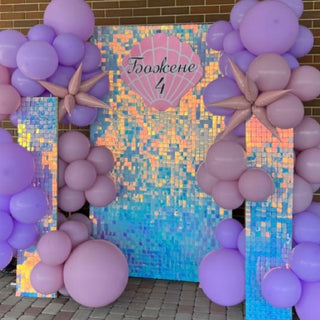 Iridecent Shimmer Wall Backdrop
