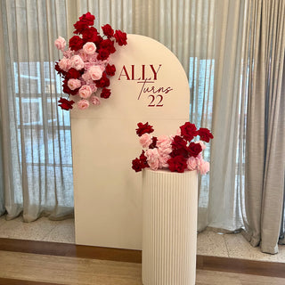 Arched Backdrop Floral Package