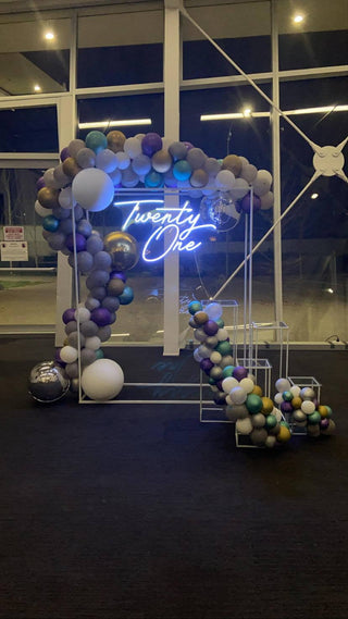Twenty One Neon Sign - Christchurch Decor Solutions