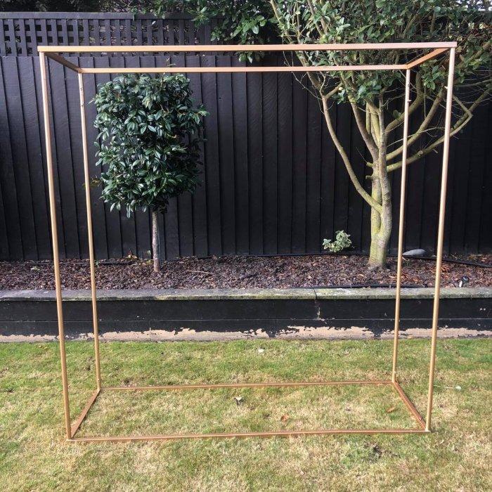 Christchurch Event Decorations Gold Metal Frame Hire Statement Events