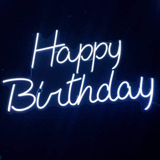 Happy Birthday Neon Sign - Christchurch Decor Solutions