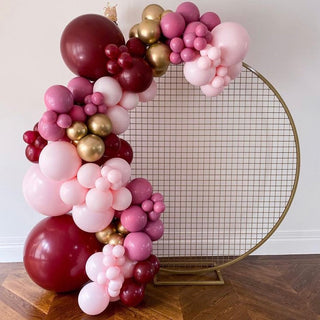 Gold Round Mesh Backdrop - Christchurch Decor Solutions