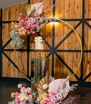 Gold Ring Backdrop - Christchurch Decor Solutions