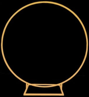 Gold Ring Backdrop - Christchurch Decor Solutions