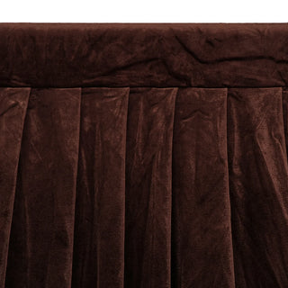 Chocolate Brown Draping Backdrop