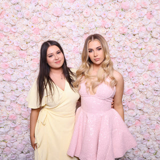 Pink-pastel-floral-flower-wall-photo-backdrop-hire-Christchurch-nz
