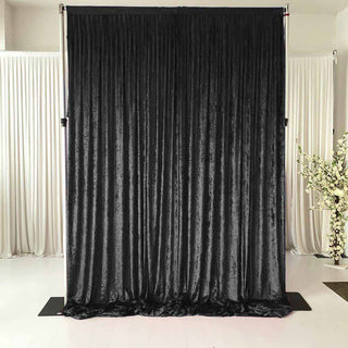 Black Velvet Photobooth Backdrop