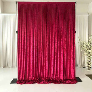 Burgandy Velvet Photobooth Backdrop