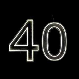 40 Neon Sign