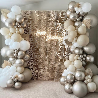 Champagne Shimmer Wall Backdrop