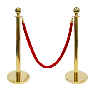 Gold Bollards Stanchions