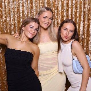 Photobooth-hire-Christchurch-nz-school-ball-formal-backdrop-draping-curtain-gold-modern