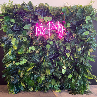 Tropical Flower Wall & Neon Sign Options