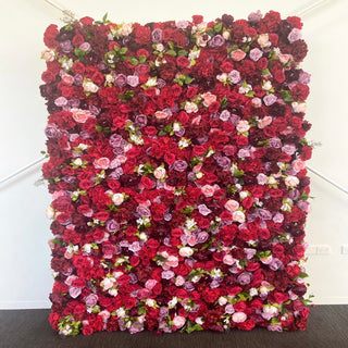 Ruby Red Flower Wall & Neon Sign Options