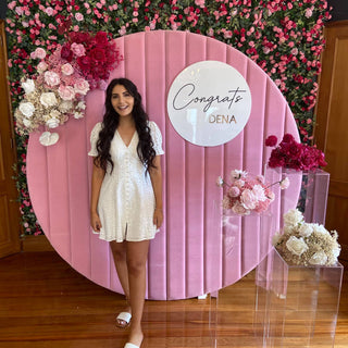 Luxury Pink Backdrop Package - Christchurch Decor Solutions