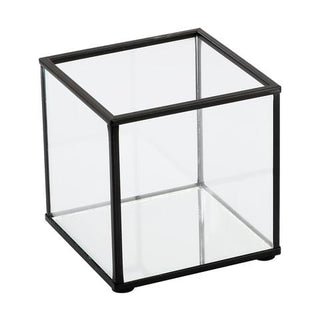 Black Framed Glass Candle Holders - Christchurch Decor Solutions