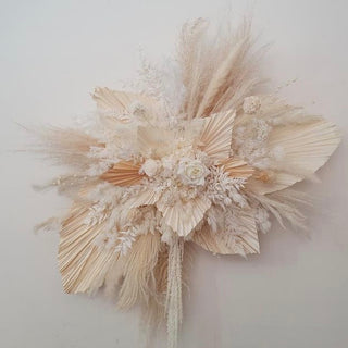 White Preserved/Dried Floral Arrangement