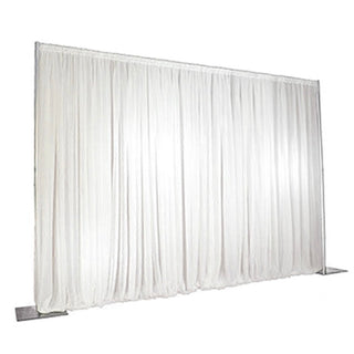 White Curtain Draping Backdrop 6m x 3m
