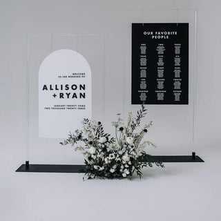 Statement Package - Custom Acrylic Wedding Signs