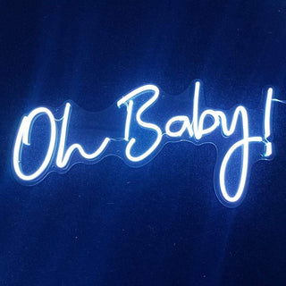 Oh Baby Neon Sign - Christchurch Decor Solutions